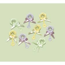 Baby Rattle Favors Multi Color 8ct