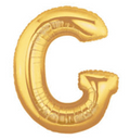 40" Megaloon Gold Letter G