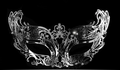 Masquerade Metal Lace Look Mask with Rhinestones