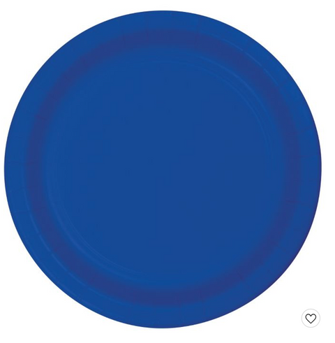 10.25in Cobalt Blue Paper Plates 24CT.