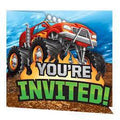 Monster Truck Rally Invitations 8ct