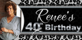 Elegant Leopard Birthday Custom Banner