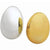 Large Gold & Silver Eggs 2ct