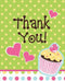 Sweet Treats Thank You Cards 8ct