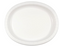 White Paper Oval Platter 8ct