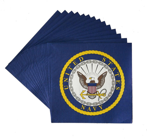 US NAVY LUNCH NAPKINS 16CT