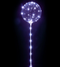 BUBBLE BALLOON 20 IN ON STICK W/ CLEAR LIGHTS 1ct