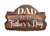 28" Happy Fathers Day Wood Marquee Balloon