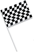 Black-White Checkered Jumbo Flag