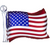 27" USA American Iridescent Flag Balloon pkg.