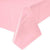 Classic Pink Plastic Table Cover 54"x 108"