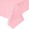 Classic Pink Plastic Table Cover 54"x 108"