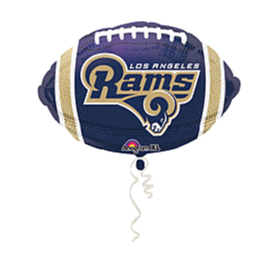 Los Angeles Rams 21 Helmet Balloon