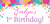 Colorful Balloons Birthday Custom Banner