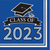 2PLY CLASS OF 2023 COBALT LUNCH NAPKINS 36CT.
