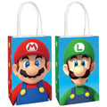 Super Mario Brothers™ Printed Paper Kraft Bag 8ct