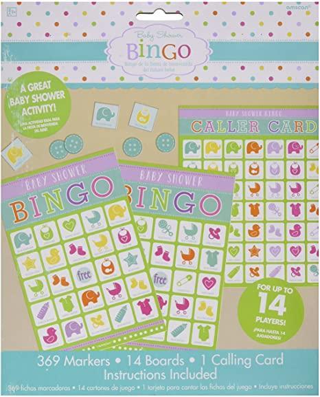 Bingo Value Baby Shower Game