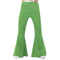 1960's Mens Green Flared Trousers X-Large (40-42)