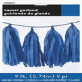 Blue Tassel Garland