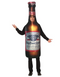 Anheuser-Busch Budweiser Beer Bottle Halloween Costume, Adult One Size