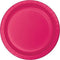 Hot Magenta 9" Paper Plates 24ct