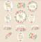 Floral Baby Cutouts