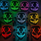 Neon Light-Up Purge Mask Assorted Colors