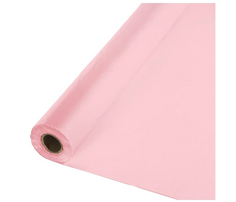 Banquet Roll Plastic 1CT 100' Classic Pink (Table Cover)