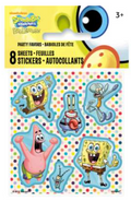SpongeBob SquarePants Sticker Sheets 8ct
