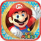 Super Mario 9in Plates 8ct.