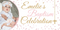 Glittering Pink and Gold Baptism Custom Banner