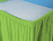 Fresh Lime Plastic Table Skirt 29in x 14ft