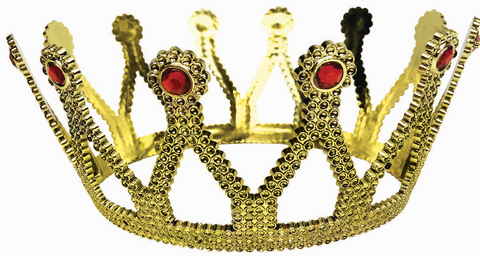 ROYAL KING CROWN – GOLD W/ RED