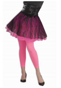 Footless Neon Pink Tights