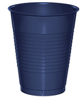 Navy 16oz Plastic Cups