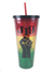 32oz Juneteenth Acrylic Tumbler Glass with Straw