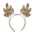 Sequined Reindeer Antlers Headband 1CT