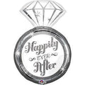 27" Happily Ever After Ring Balloon
