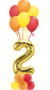 #19 Deluxe Mini Tower Balloon Bouquet