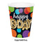 Balloon Birthday Hot/Cold 9oz Cups 8ct