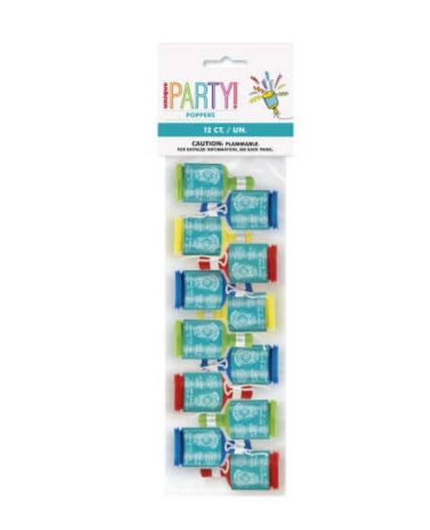 Party Poppers  12ct.