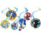 Sonic The Hedgehog Spiral Decorations