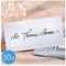 WHITE PEARL PLACECARD - 50CT