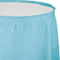 Pastel Blue Plastic Table Skirt 29in x 14ft