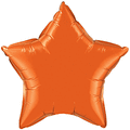 19" Orange Star Balloon #75