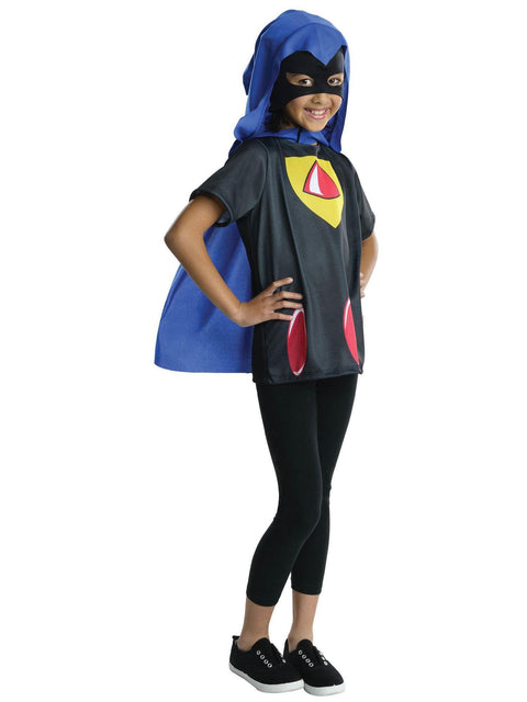 Teen Titans Go Child Large Raven Costume Top (12-14)