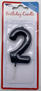NUMBER CANDLE BLACK 2