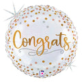 18" Congrats Confetti Balloon