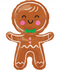 31" Christmas Happy Gingerbread Man Shape Balloon
