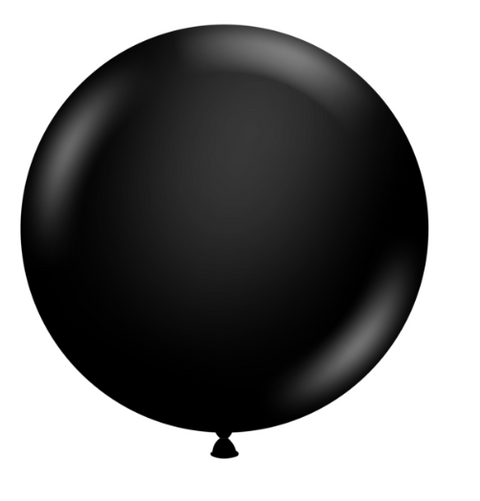 Tuftex 11" Black Latex Balloons 100ct.